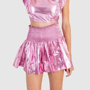 Koch ERICA SKIRT Shorts in PINK METALLIC
